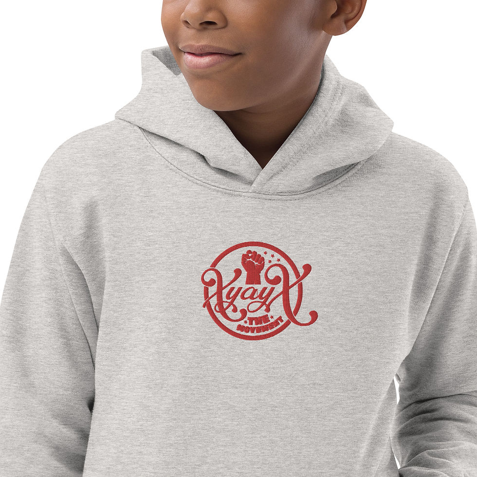 Thumbnail: XyayX the Movement Kids Hoodie (Red n Blk)
