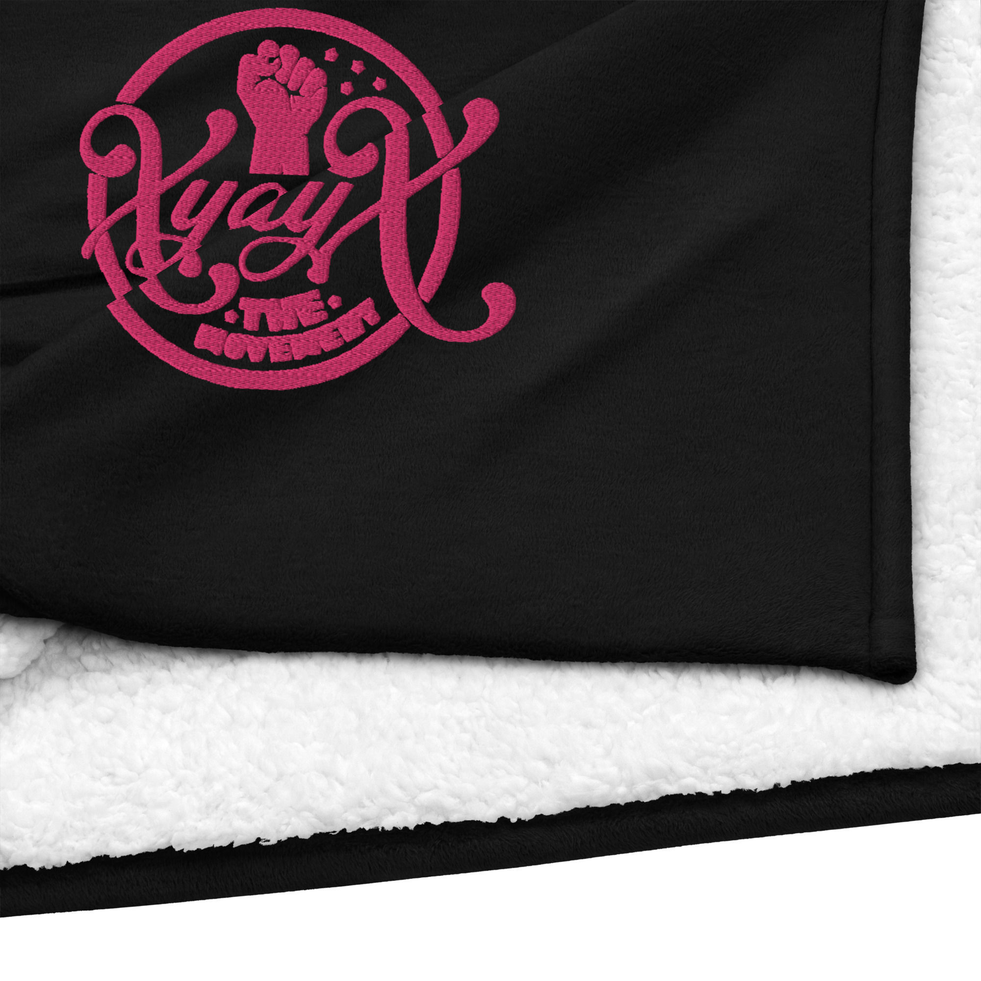 XyayX the Movement Pink Premium sherpa blanket