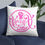 Thumbnail: XyayX Crest Pink & White Pillow