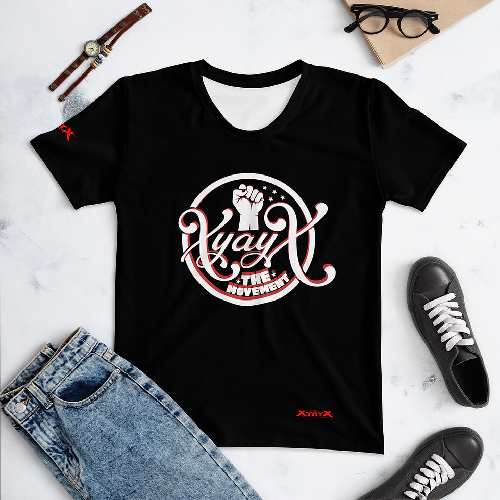 Thumbnail: XyayX the Movement Black & Red Women's T-shirt