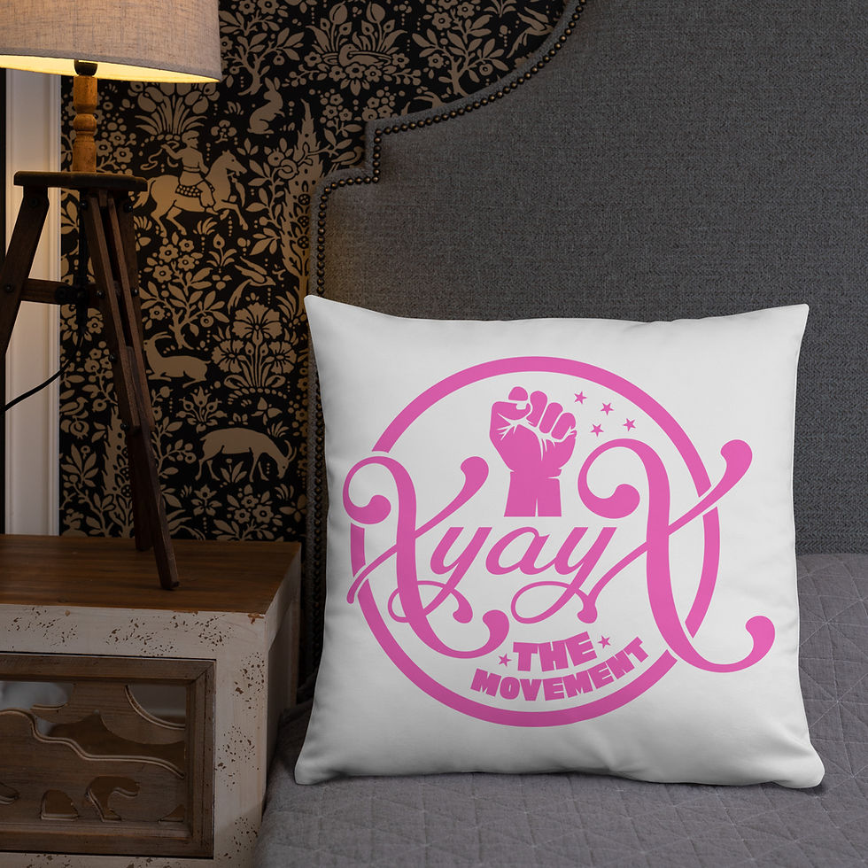 Thumbnail: XyayX Crest Pink & White Pillow