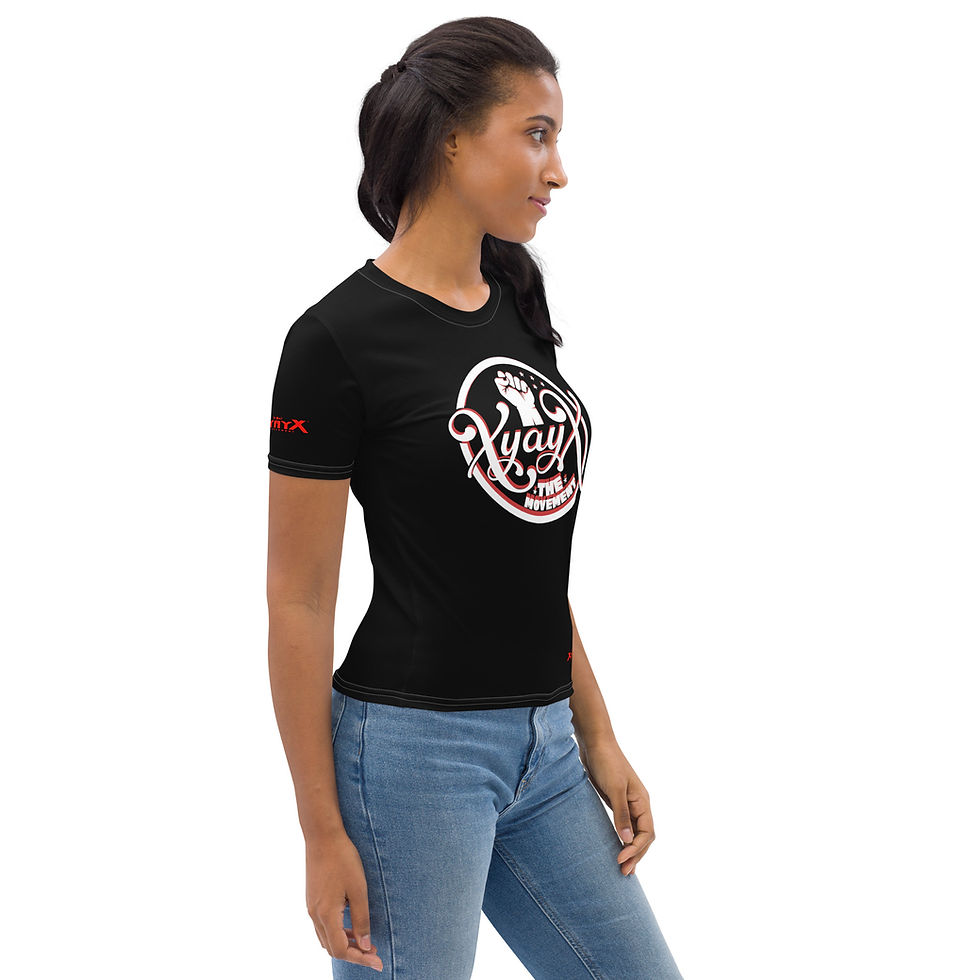 Thumbnail: XyayX the Movement Black & Red Women's T-shirt