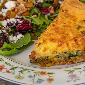 Emerald Quiche w/ Side