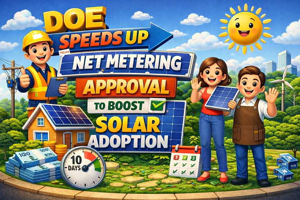 DOE Speeds Up Net Metering Approval to Boost Solar Adoption