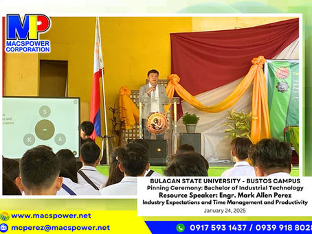 Macspower CEO Inspires Future Leaders at Bulacan State University