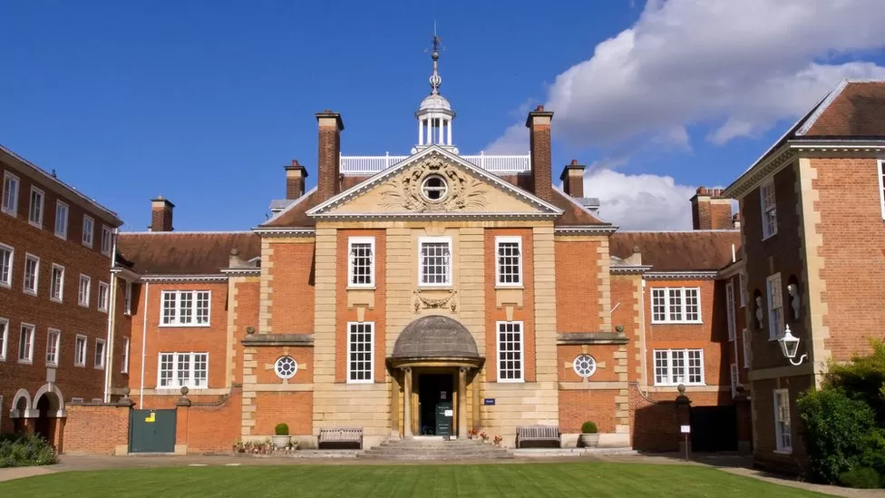 A photo of the front building of Lady Margaret Hall