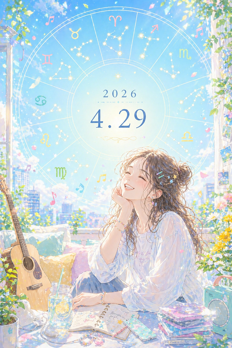 【2026年4月29日】今日のAI占い|12星座と心をつなぐJ-POP