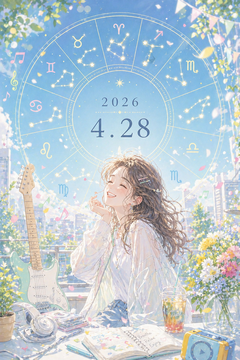 【2026年4月28日】今日のAI占い｜12星座と心をつなぐJ-POP