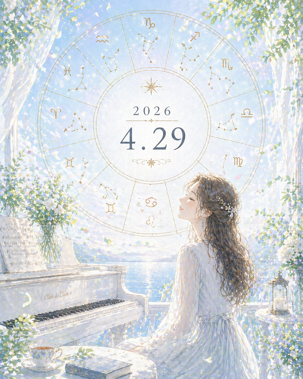 【2026年4月29日】今日のAI占い|12星座と心をつなぐクラシック音楽