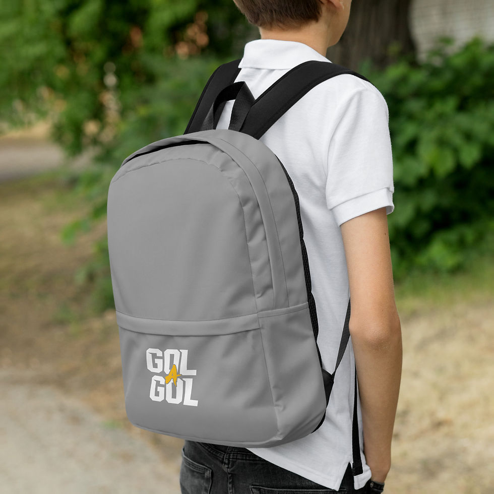 Miniatura: Mochila gris Gol a Gol