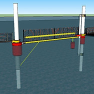 Port Security Barrier, PSB, floating barrier, boat barrier, anti-terrorism barrier, harbor barrier, harbor barrier, marine barrier, maritime barrier