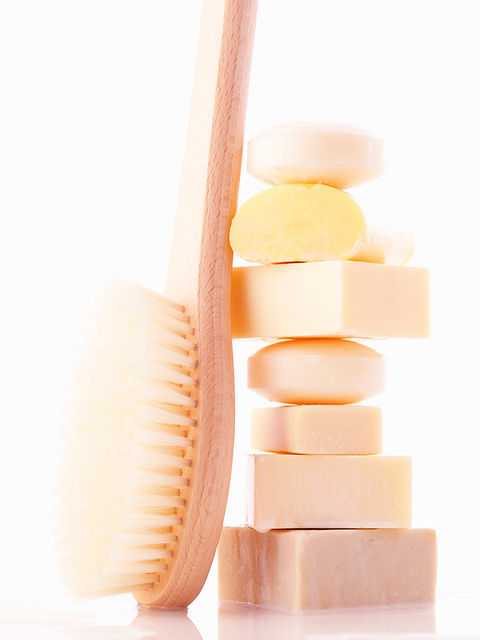 Bath Brush and Soap