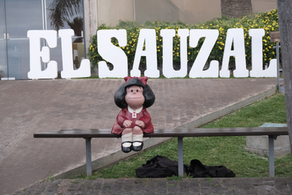 Se inaugura una nueva escultura de Mafalda en el municipio de El Sauzal en Canarias, España