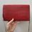 Thumbnail: Saint Laurent Kate Red Embosssed Crocodile Wallet on Chain