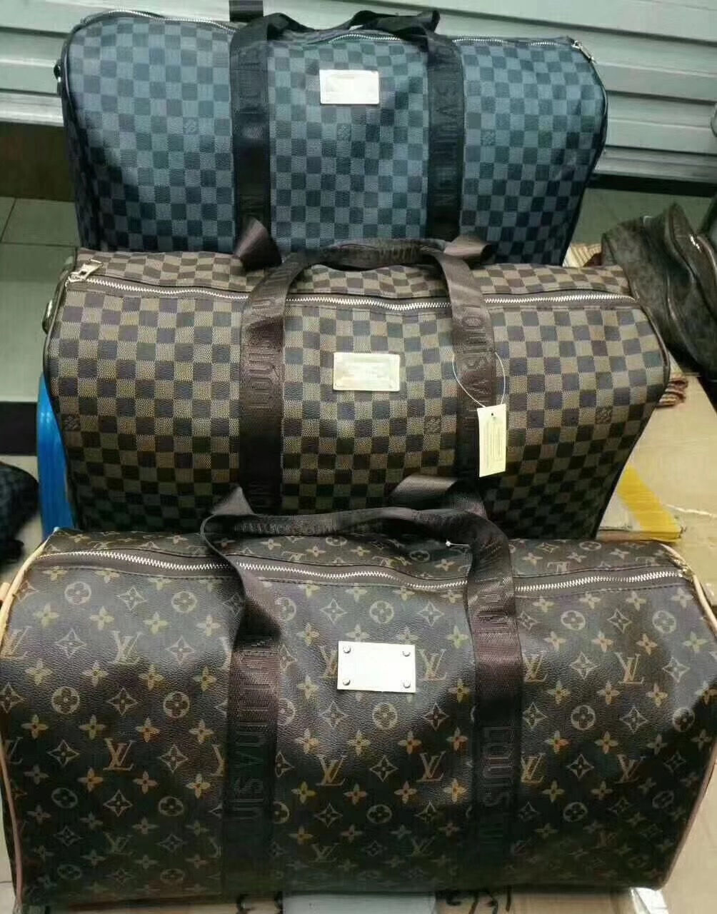 LV duffel bags 