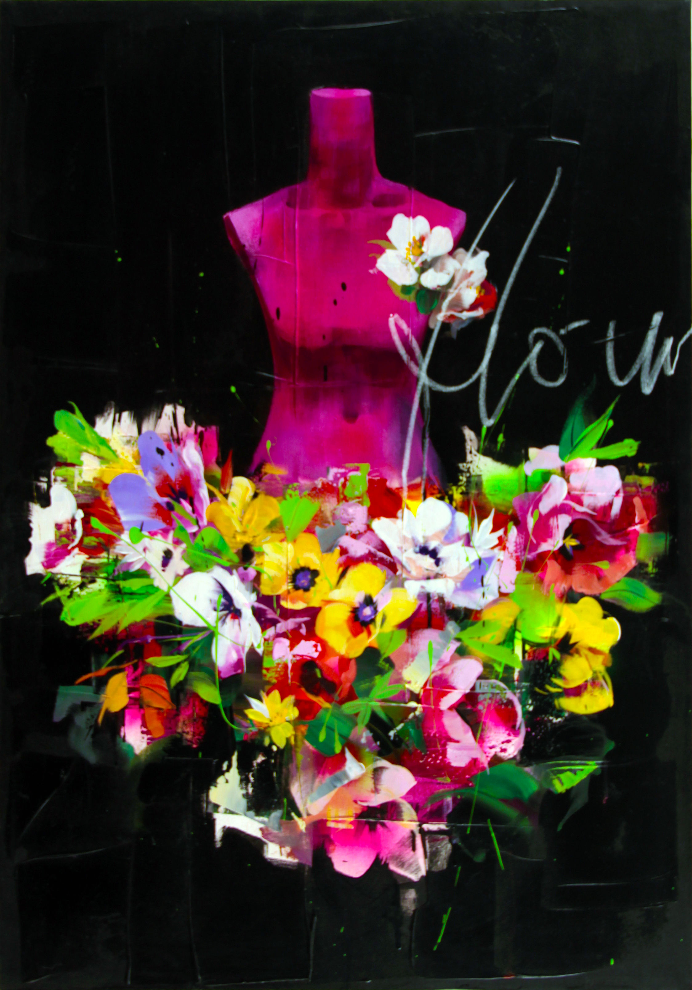 FLOWER DRESS  - ANTONIO MASSA