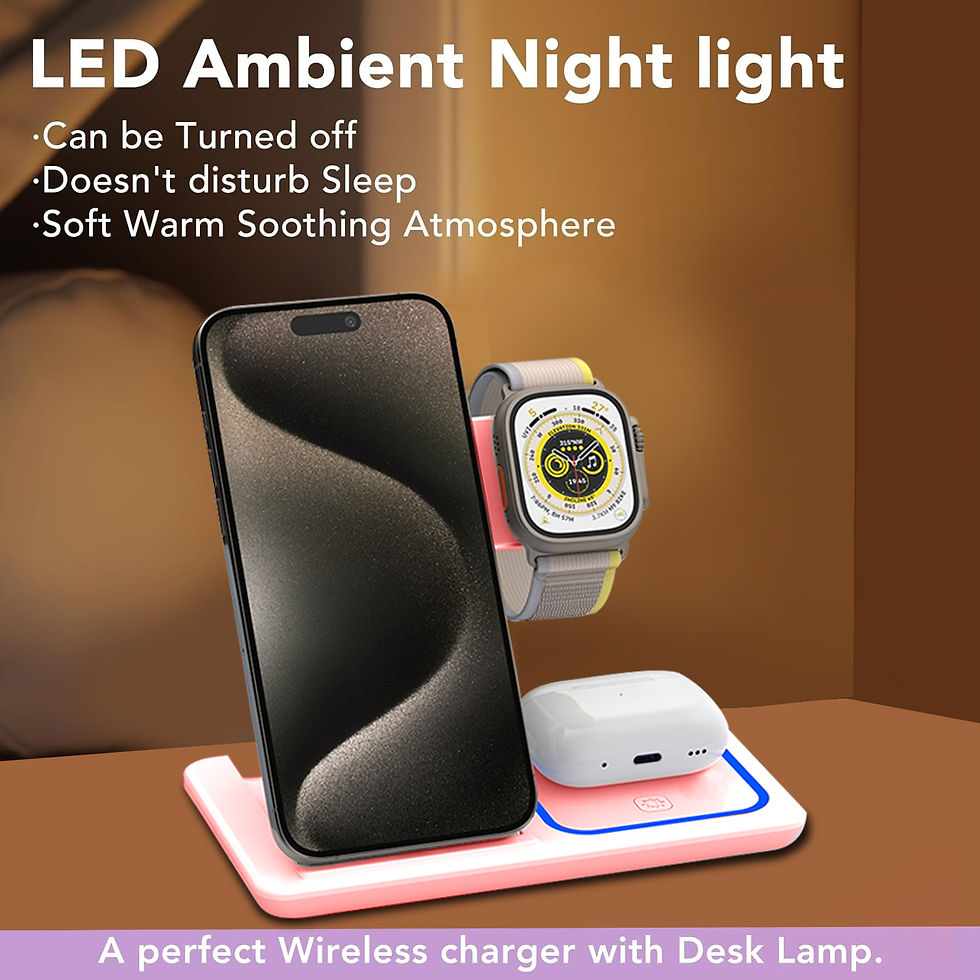 3-in-1 Fast Wireless Charging Station