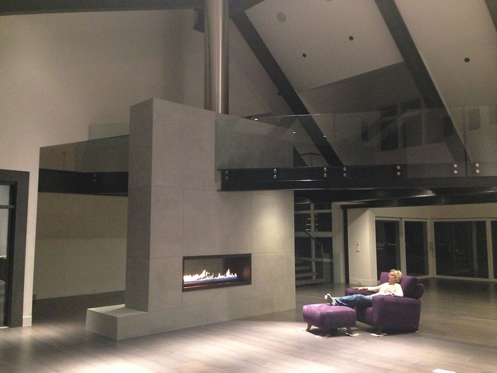 Melanie enjoying a quiet moment in a home she helped bring to life—embodying Z Group’s design legacy.