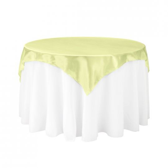 Satin Overlay - Tea Green