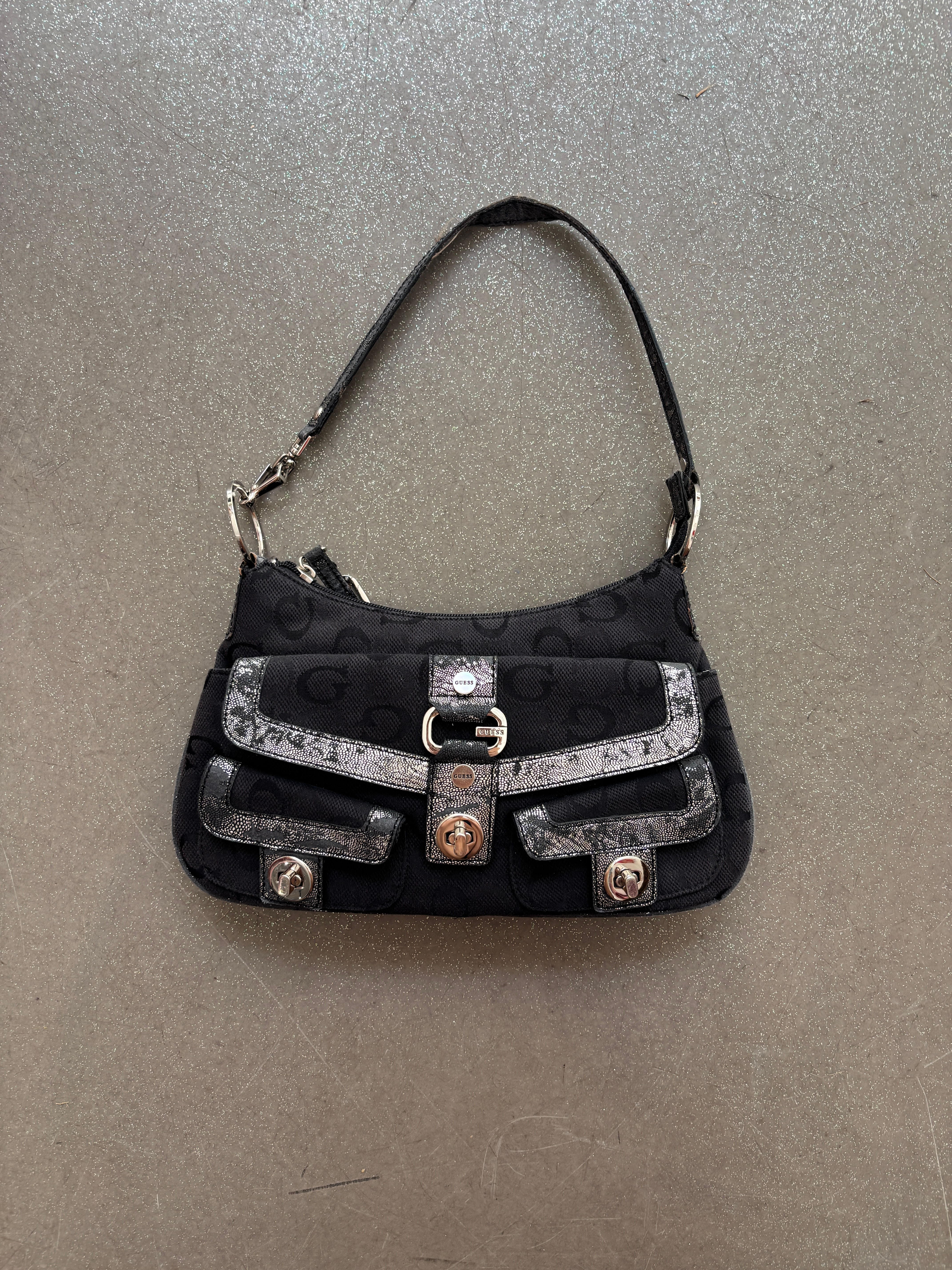 GUESS Bag Black & Silver
