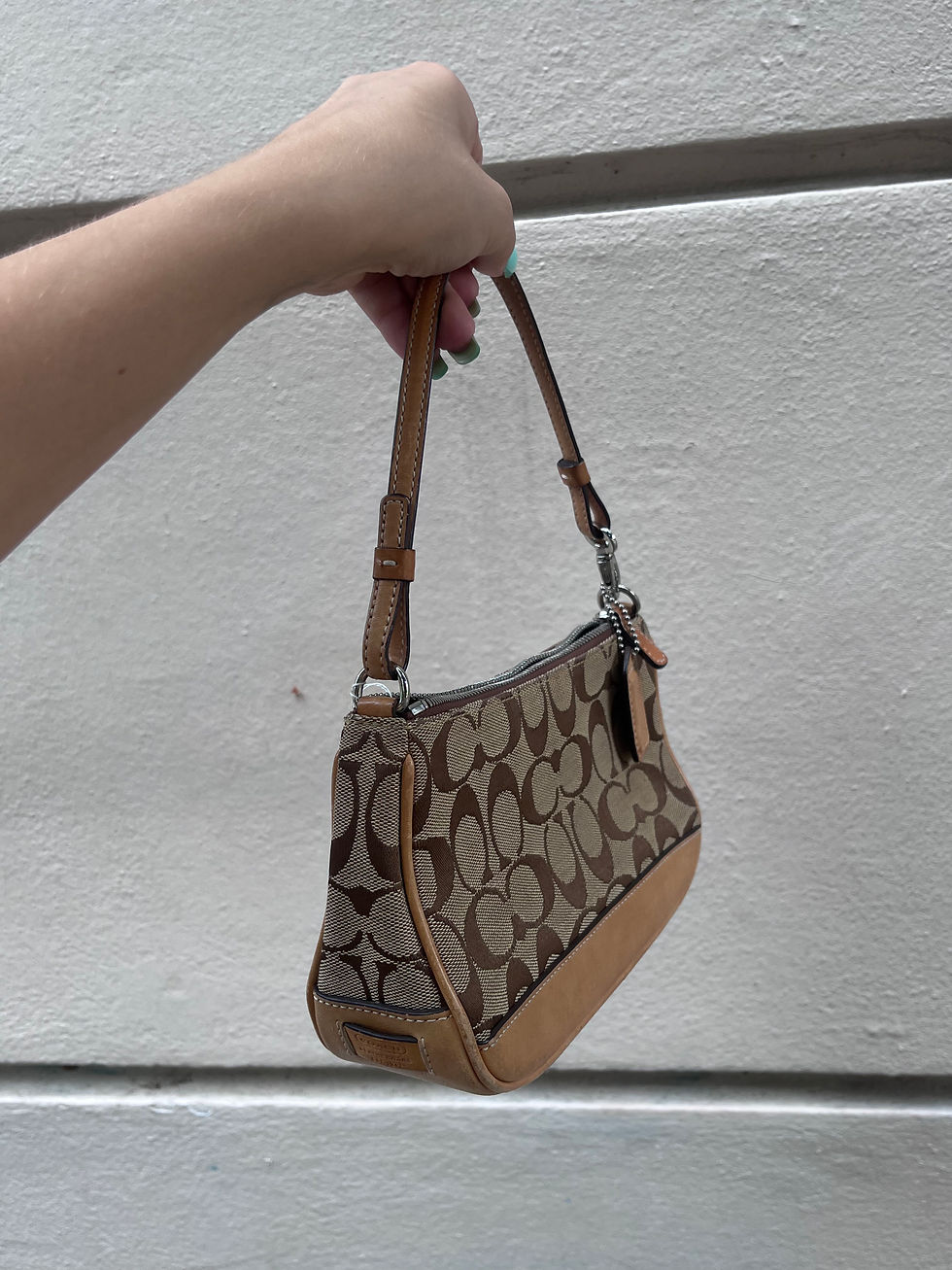 Thumbnail: COACH SIGNATURE DEMI POUCH 