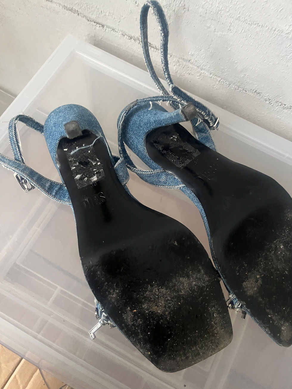Thumbnail: DENIM CHARMS DIESEL HEELS 