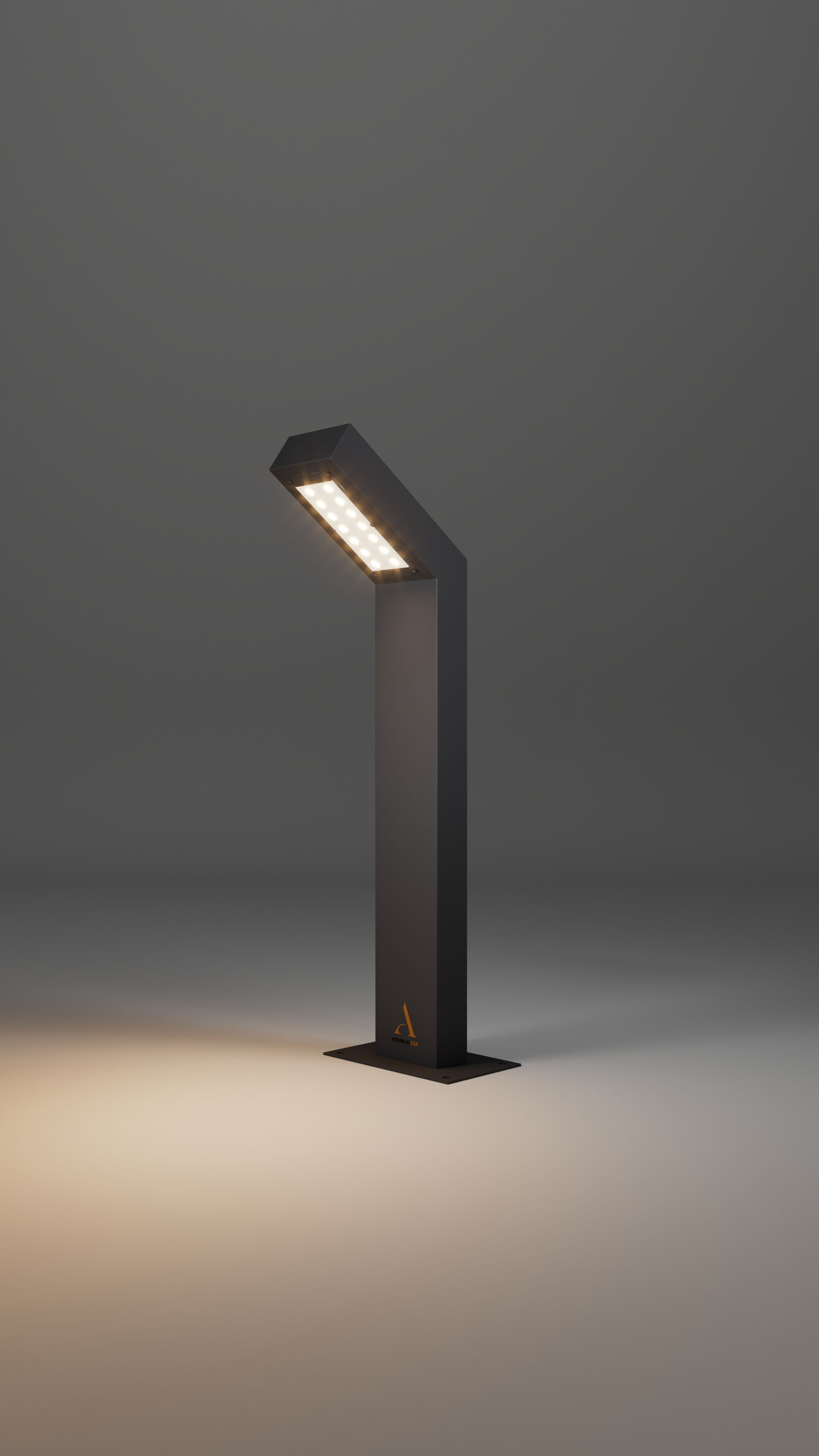 BL-103 Bahçe Bollard Aydınlatma Antrasit