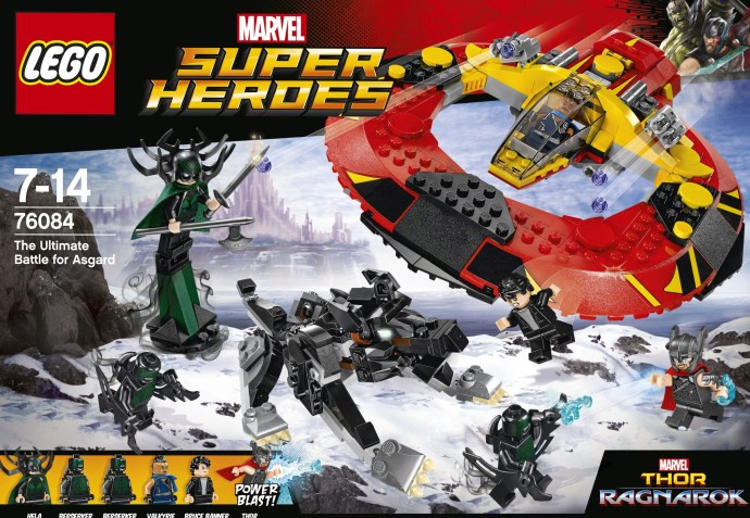 Thor Ragnarok Sets 76084 The Ultimate Battle For Asgard And 76088 Thor Vs Hulk Arena Clash