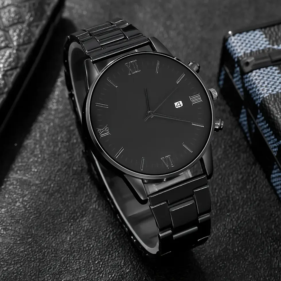 Thumbnail: Obsidian™ Executive Leather Wallet & Belt Set