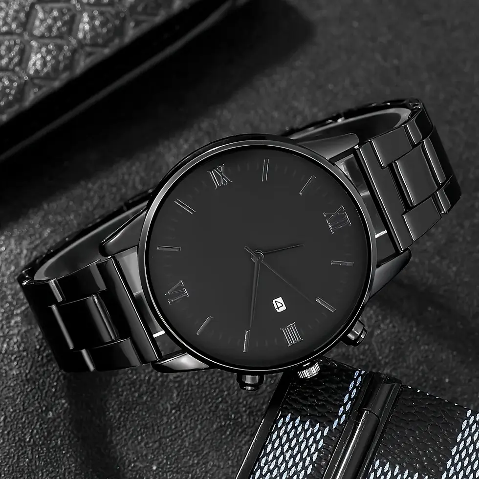 Thumbnail: Obsidian™ Executive Leather Wallet & Belt Set
