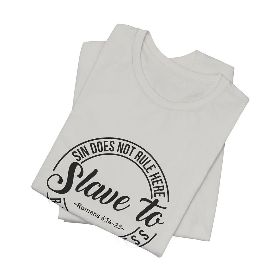 Thumbnail: Slave to Righteousness Tee  (Unisex)