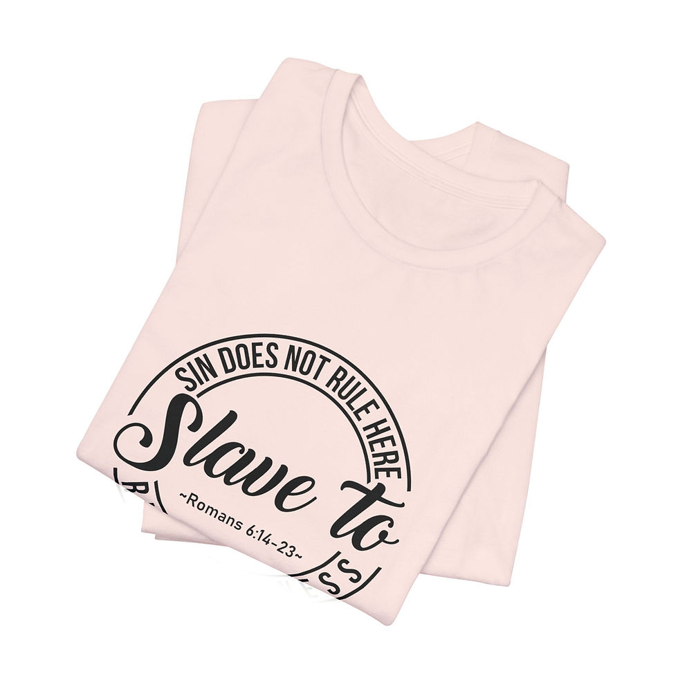 Thumbnail: Slave to Righteousness Tee  (Unisex)