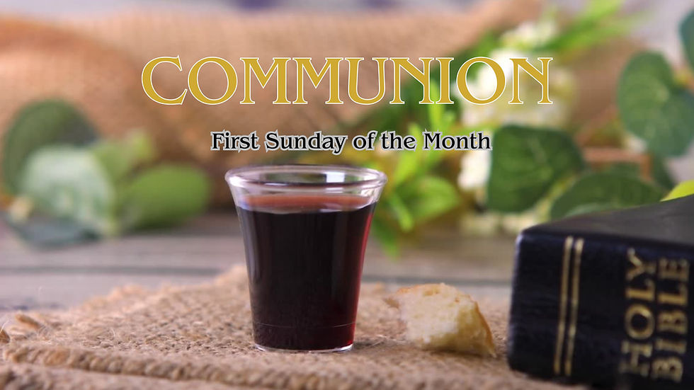 Communion First Sunday of the Month (2)