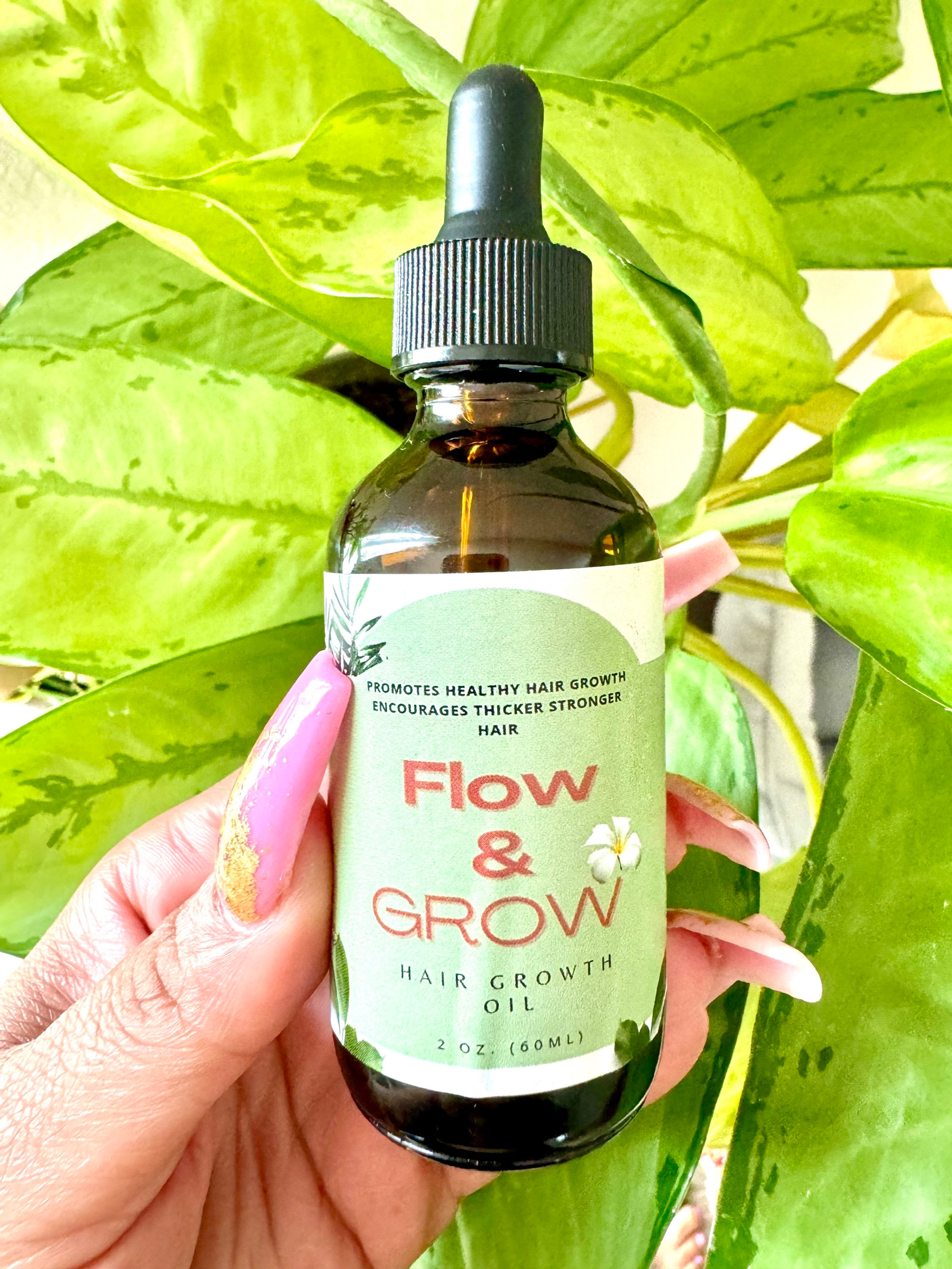 Flow & Grow Hair Growth Oil (4 Oz)
