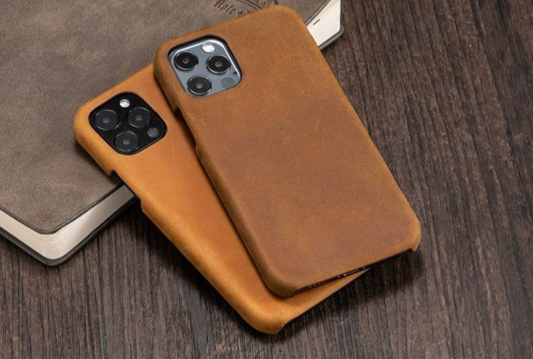 EchtLeder Hülle Handyhülle Apple iPhone 13 mini pro max Schutzfolie phone case