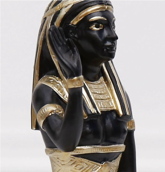 Miniaturbild: ägyptisch Kerzenständer Kerzenhalter Figur Abinus Sphinx Nephthys Katen Deko