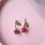Miniaturbild: Granatapfel Ohrstecker Ohrringe Obst Sommer Süß chic fresh modern Ohrschmuck