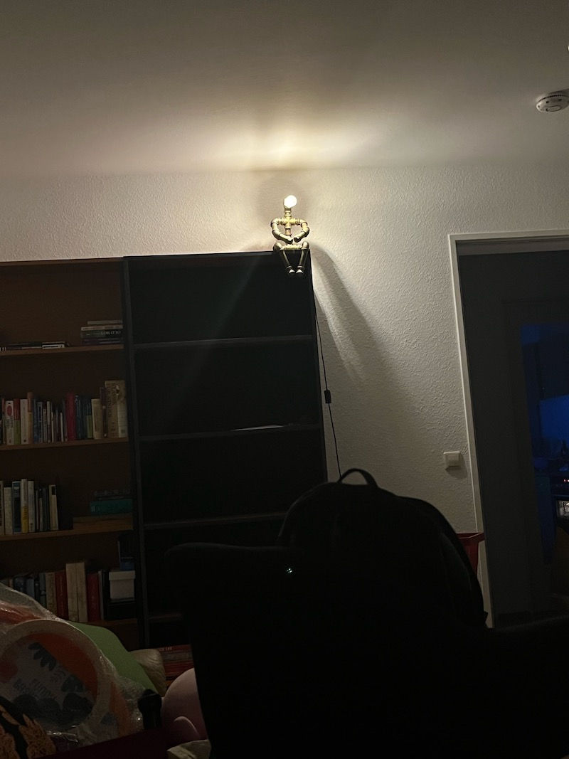 Miniaturbild: LED Steampunk Tischlampe Robot Industrie Still Leuchte Deko