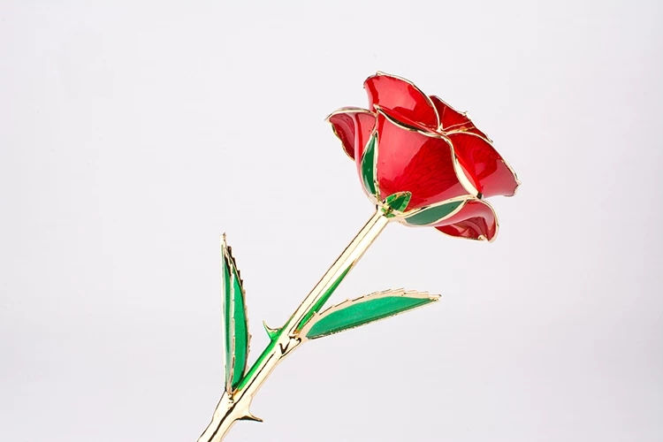 Miniaturbild: 24K Gold Vergoldete Echtrose Glasur Liebe Geschenke Frauen Geburtstag Muttertag