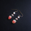 Miniaturbild: Erdbeere Perlen Obst Ohrringe Sommer Süß chic modern elegant Natur Ohrschmuck