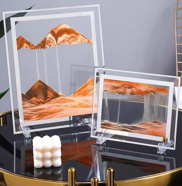 Miniaturbild: 7 Zoll 3D Sandbild Sandrahmen beweglicher Bild Hourglas Deko