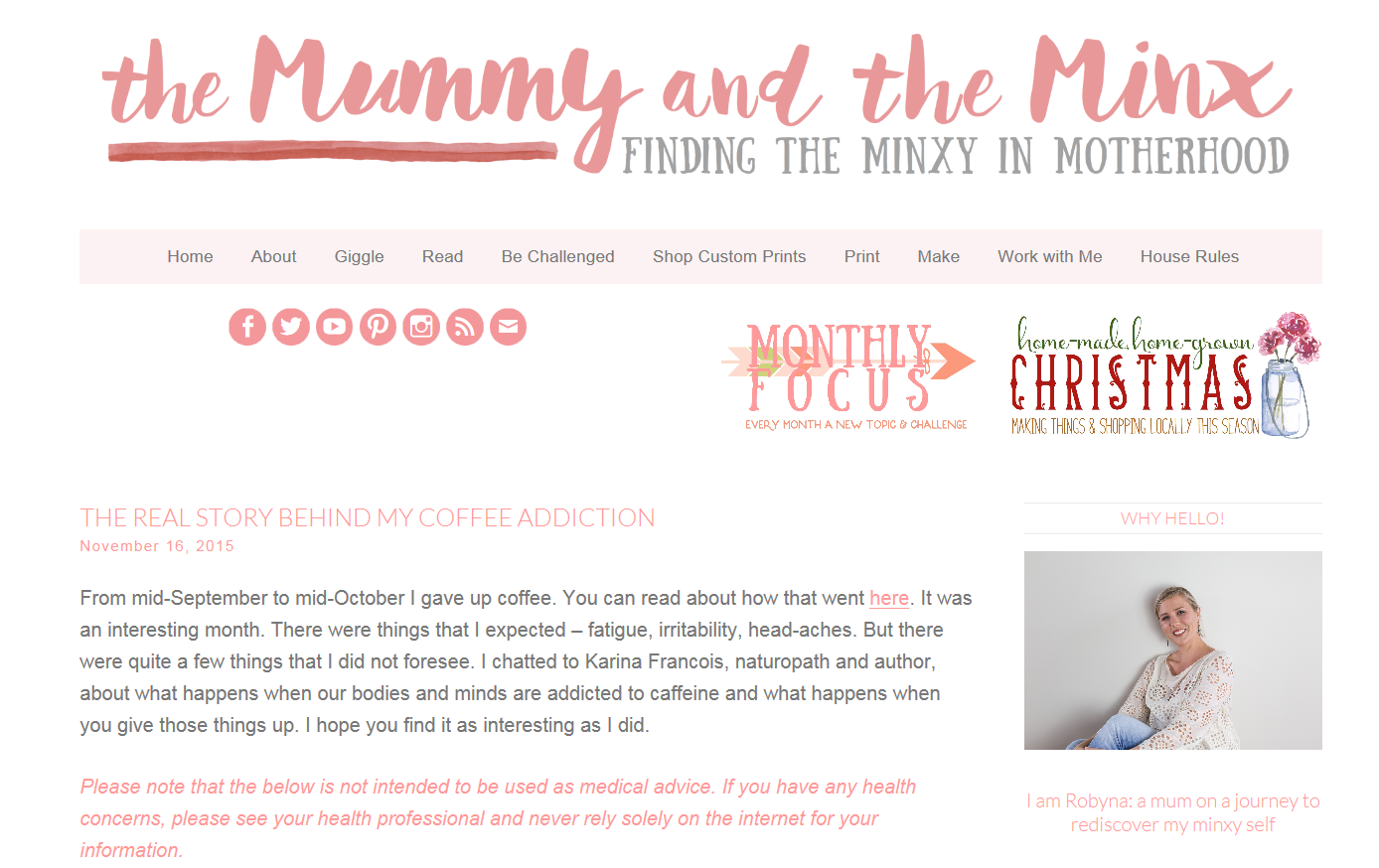 The Mummy and the Minx Blog