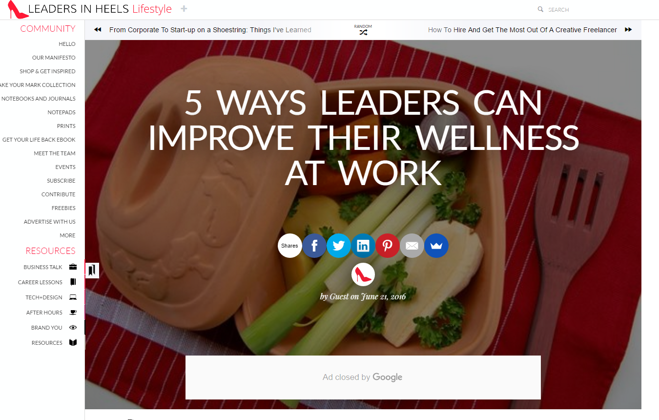 Leaders in Heels - June 2016