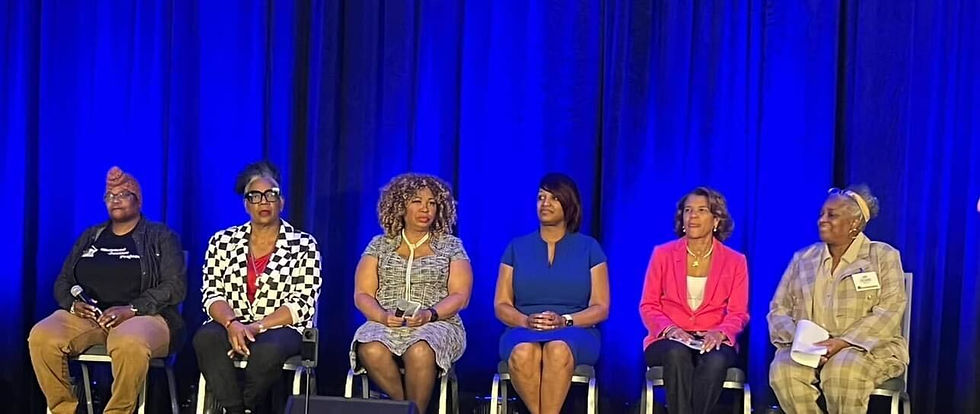 A panel of women that are preparing to speak at the NRCC Conference.