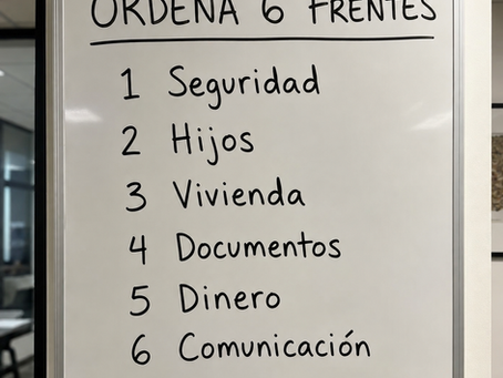 Sociedad conyugal y separación de bienes durante un divorcio