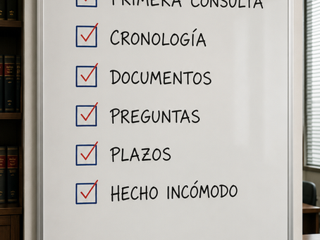 Checklist para revisar una notificación de divorcio en México