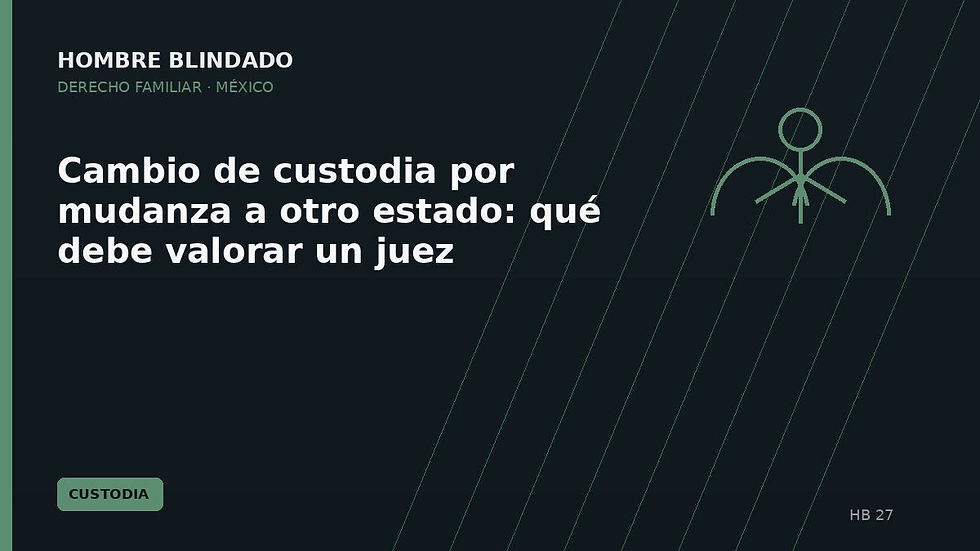Mudanza de hijos a otro estado y elementos que un juez puede valorar sobre convivencia, distancia y bienestar infantil