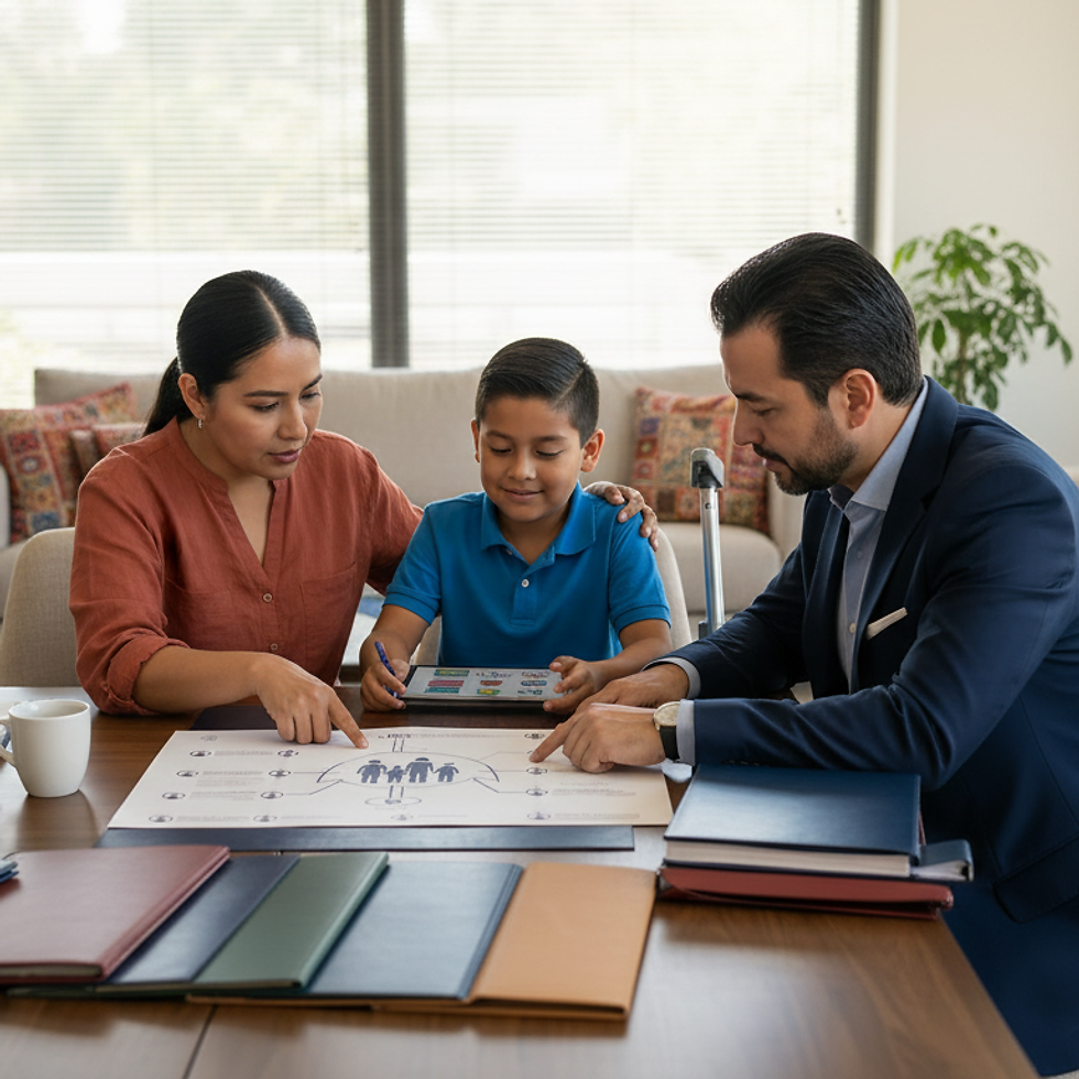 Familia mexicana organiza terapias, educación y apoyos para el desarrollo de un hijo con discapacidad