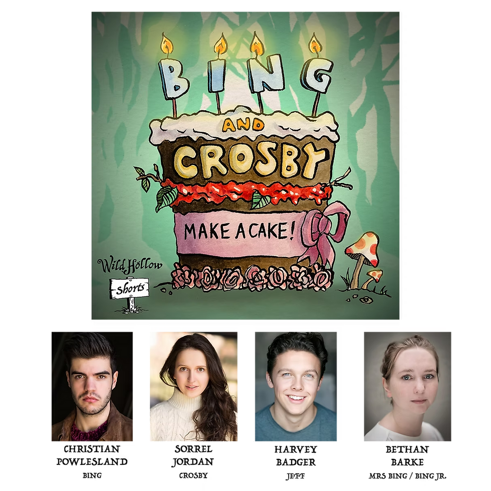 'Bing and Crosby Make a Cake' Cast Image & Cover Art
