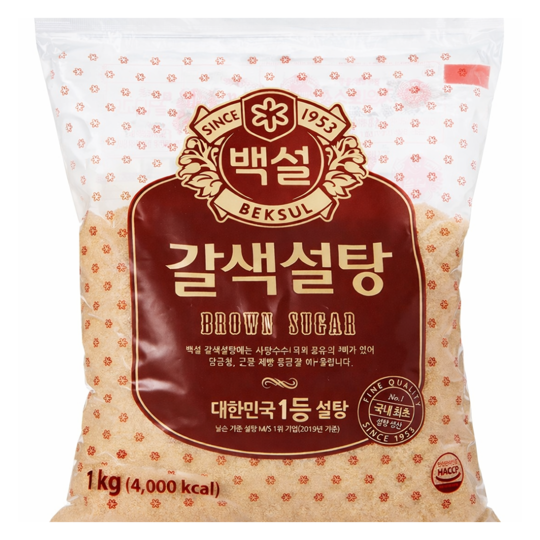 Beksul Brown Sugar 1 kg | Azúcar Morena Coreana